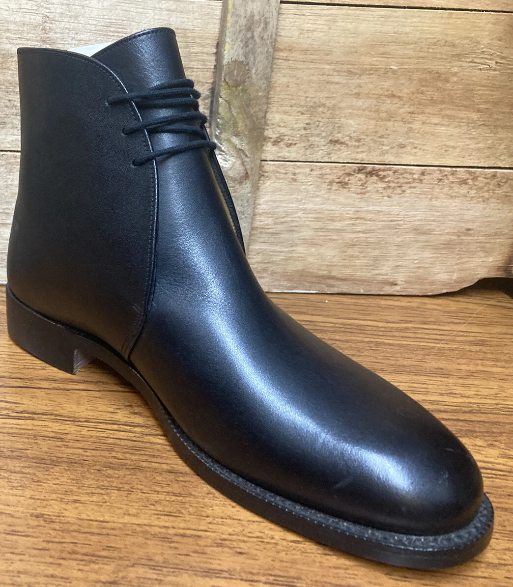 New British Army Issue Black Leather Ceremonial 3 Eyelet George