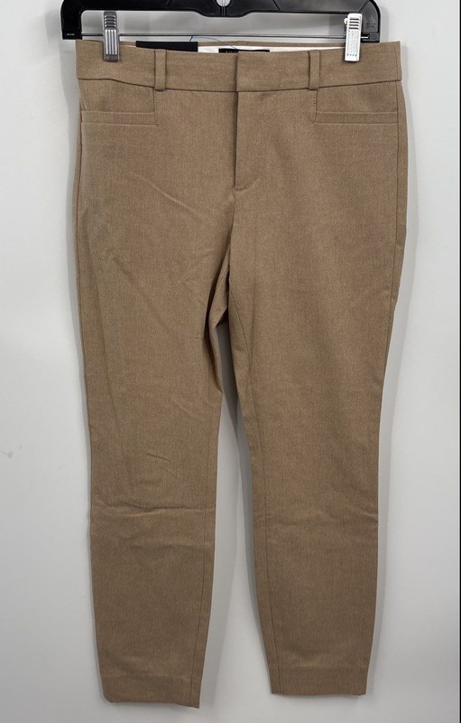NWT Banana Republic Women's Beige Sloan Stretch Pockets Dress Pants One Size