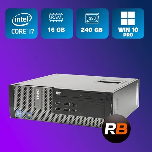 Dell OptiPlex 9010 SFF Intel Core i7 3.4 GHz, 16 GB Ram, 240 GB SSD, Win 10 Pro - Picture 2 of 3