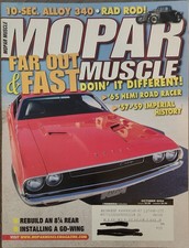 Mopar Muscle Magazine October 2004 Far Out & Fast 65 Hemi Road Runner