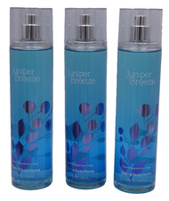 3 BATH  BODY WORKS JUNIPER BREEZE Fine Fragrance Mist Retired