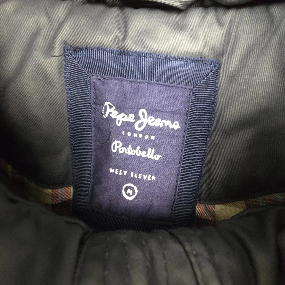 Pepe Jeans Hombre MEDIANO Azul Lona Abrigo Manga Larga Cálido Invierno Talla M Foto 2 de 4