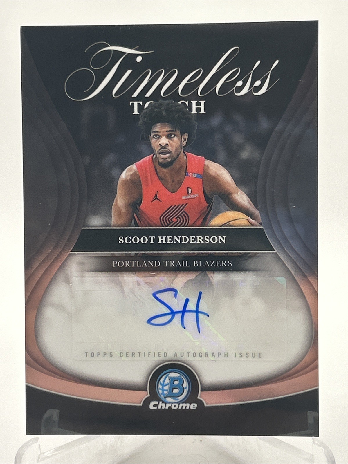 2025-26 Bowman - Timeless Touch Signatures Scoot Henderson #TTA-SH (AU)
