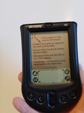 Vintage Palm Palm Computing M105 PDA Handheld , Black,No Cord. Use Battery .