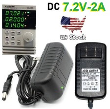 7.2V 2A 2000mA AC Adapter to DC Power Supply Charger Cord 5.5x2.1/2.5mm US plug