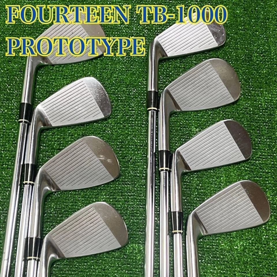 Juego de hierros FOURTEEN TB-1000 PROTOTIPO 8 piezas 3-Pw Flex S rígido dinámico dorado S200 Foto 2 de 4