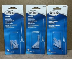 3 Packs Of Unused Testors Model Glue Tips Never Opened