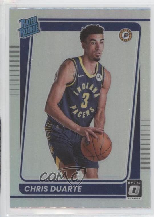 2021-22 Panini Donruss Optic Rated Holo Prizm Chris Duarte #173 Rookie RC y1s
