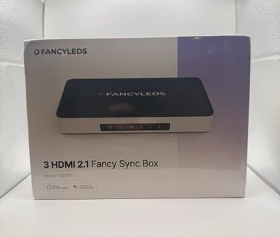 FancyLEDs HDMI 2.1 Fancy Sync Box FSB3P2.1 4K 120Hz 8K Smart LED Sync Box