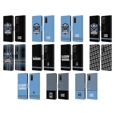 OFFICIAL GLASGOW WARRIORS LOGO LEATHER BOOK WALLET CASE FOR SAMSUNG PHONES 1