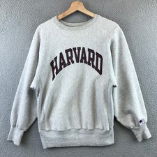 Vintage 80s Harvard University Champion Crewneck Sweatshirt Sz M  Reverse Weave