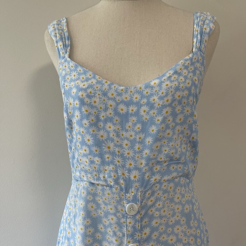 FAITHFULL THE BRAND Size 10 “Lou Lou” Mini Dress Floral Smocked Sleeveless VGUC - Picture 2 of 15
