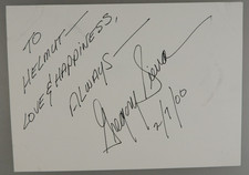 Autogramm US Film-, TV und Theater Schauspieler Gregory Sierra 2.1.2000 (131835)