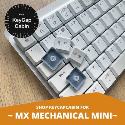 Logitech MX Mechanical Mini Keyboard ~ Replacement Key Keycaps White YR0081 MAC