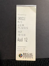 Vintage Movie Ticket Stub Chronicle