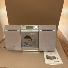Philips MCM276R/37 Micro Hi-Fi Stereo System CD USB AM FM Radio Tested w/ Manuel