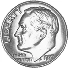 1977 P Roosevelt Dime From Mint Set