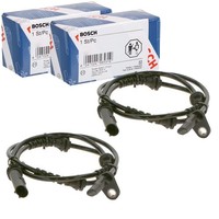 2X Bosch ABS-SENSOREN Hinten Passend FÜR BMW 5 Links+Rechts | 0 265 008 036