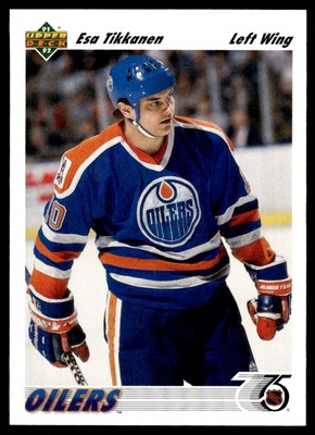 1991-92 Upper Deck Esa Tikkanen Edmonton Oilers #182