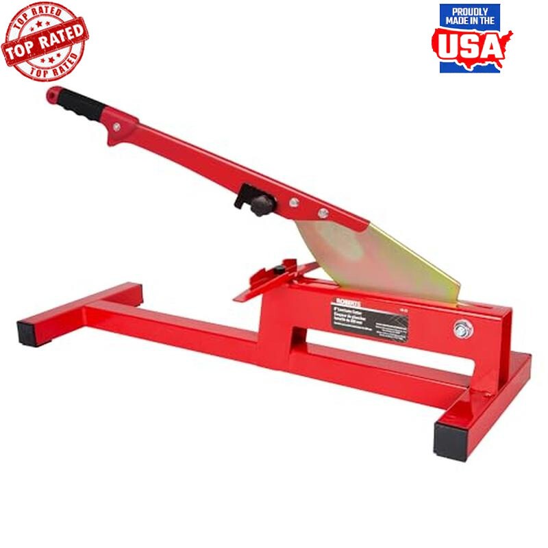 8-inch Laminate Vinyl Plank Cutter with Non-Splitting Edge and Leverage Cutting Tool-image