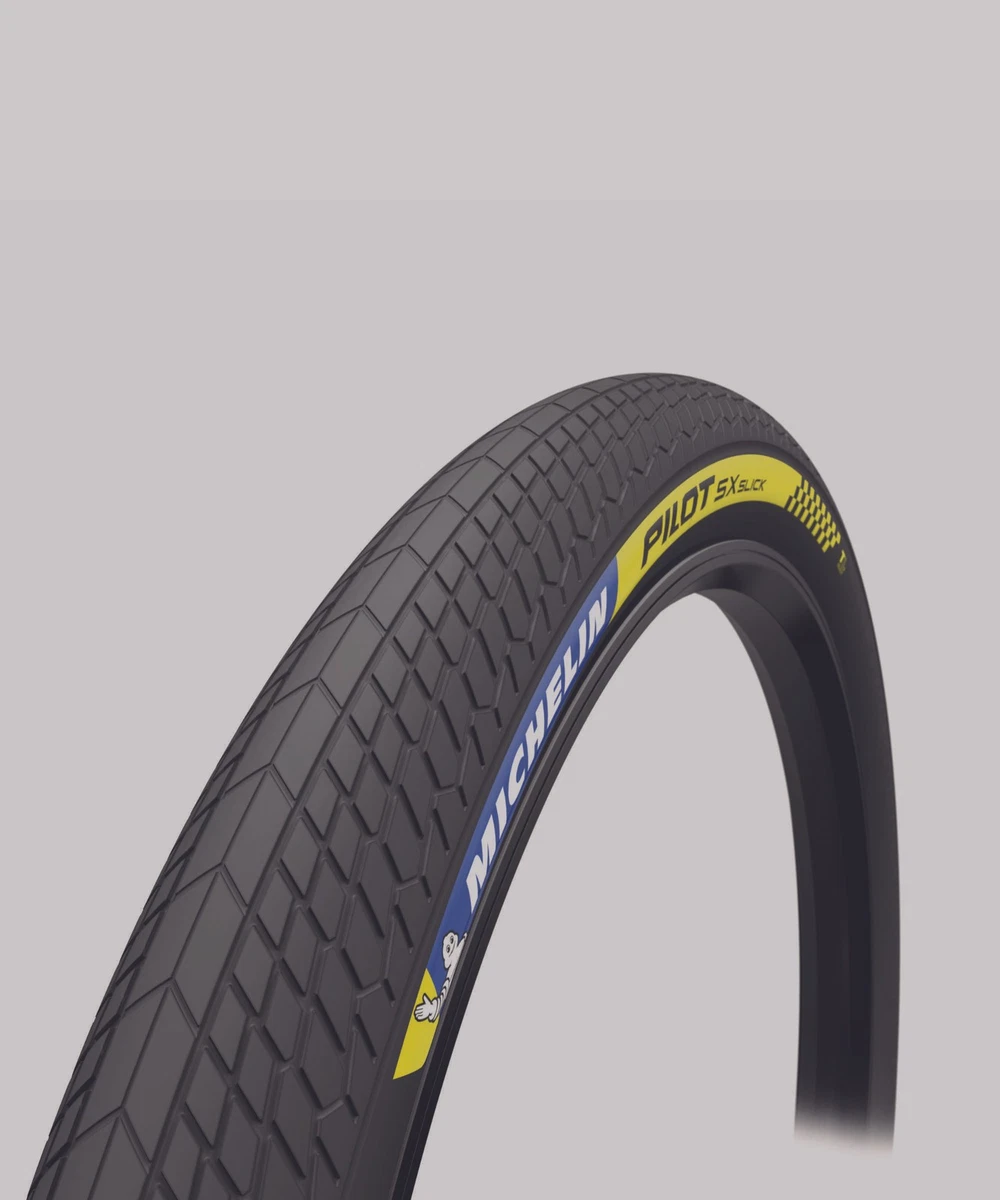 Pneu BMX Michelin Pilot SX Slick Tubeless 20x1.70 TS noir - Roue et pneu vélo sur La Bécanerie