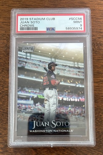 2019 Stadium Club Juan Soto Chrome PSA 9 #SSC56
