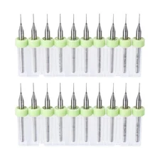 uxcell PCB Drill Bits 0.3mm Tungsten Carbide Rotary Tool Jewelry 0.3mm, Green 