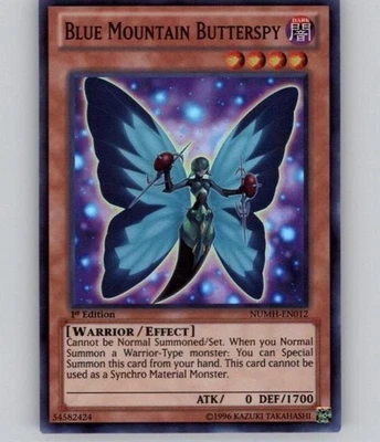 Blue Mountain Butterspy (NUMH-EN012, Super Rare) Number Hunters - Photo 1/2