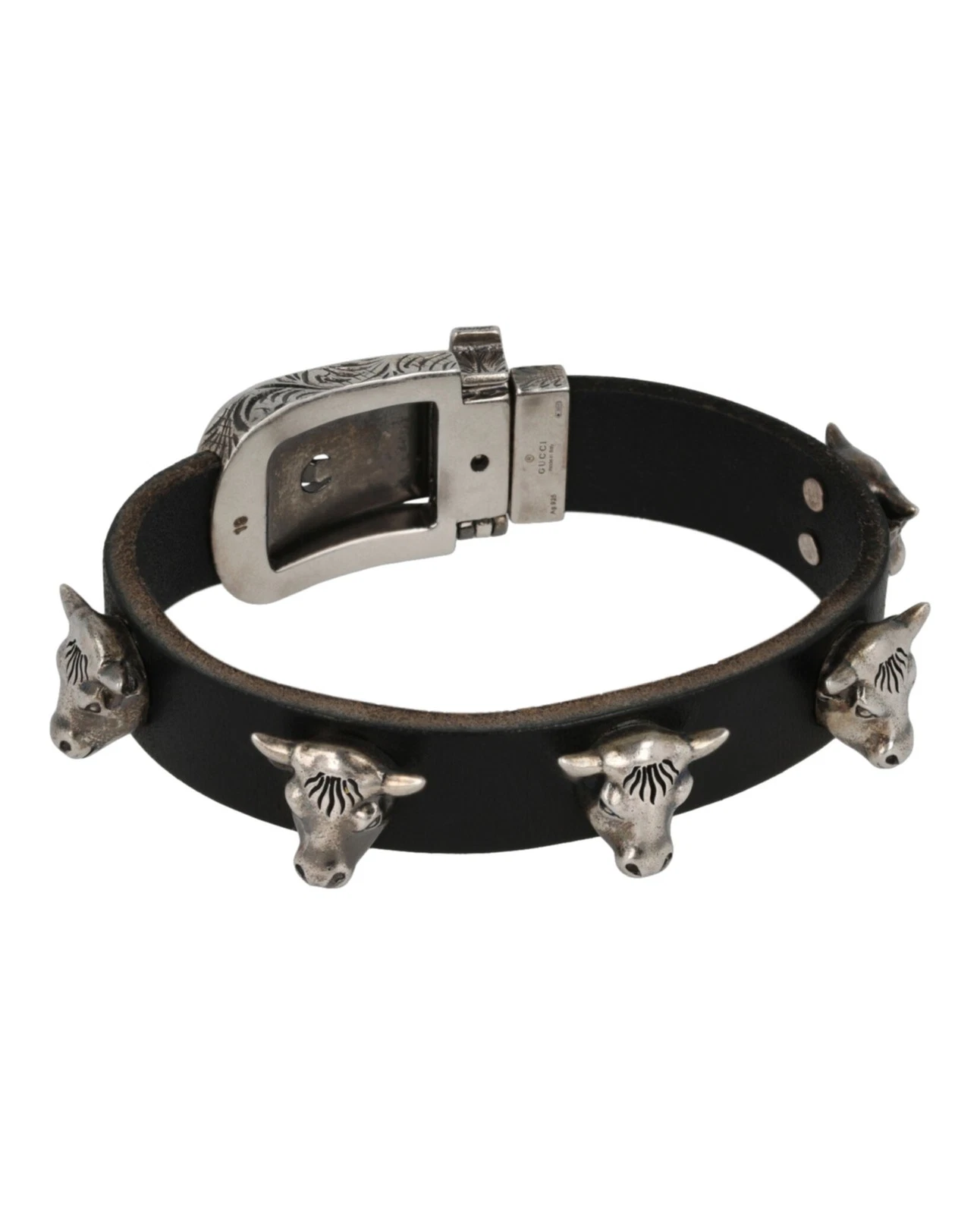 Bracelet Gucci unisexe adulte colère forêt tête de taureau