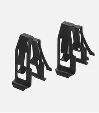 2PC Sun Visor Buckle Fixed Iron Clip Kit For Toyota Crown Reiz Prado Camry RAV4