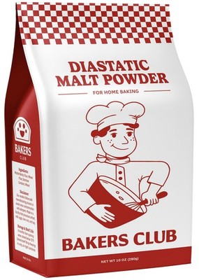 Bakers Club Artisan Diastatic Malt Powder - Enhance Flavor, Crust, Rise, Texture