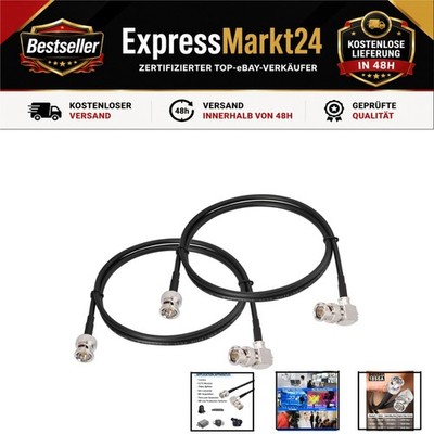 Superbat BNC SDI Kabel 1m 2Stk 75ohm Stecker für 3G/6G/HD/4K