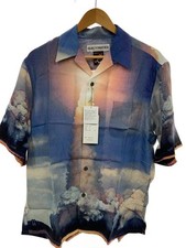 WACKO MARIA Short Sleeve Shirt M Rayon Multi color All Over Pattern jirokonami w