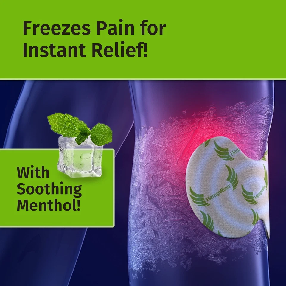 Hempvana Knee Bird Pain Relief Patch, As Seen On TV, Fits Under & Around Your - Image 4 of 4