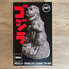 Godzilla Showa Era Ceramic Tiki Mug Mondo x Toho 1974 Multi Color Variant New