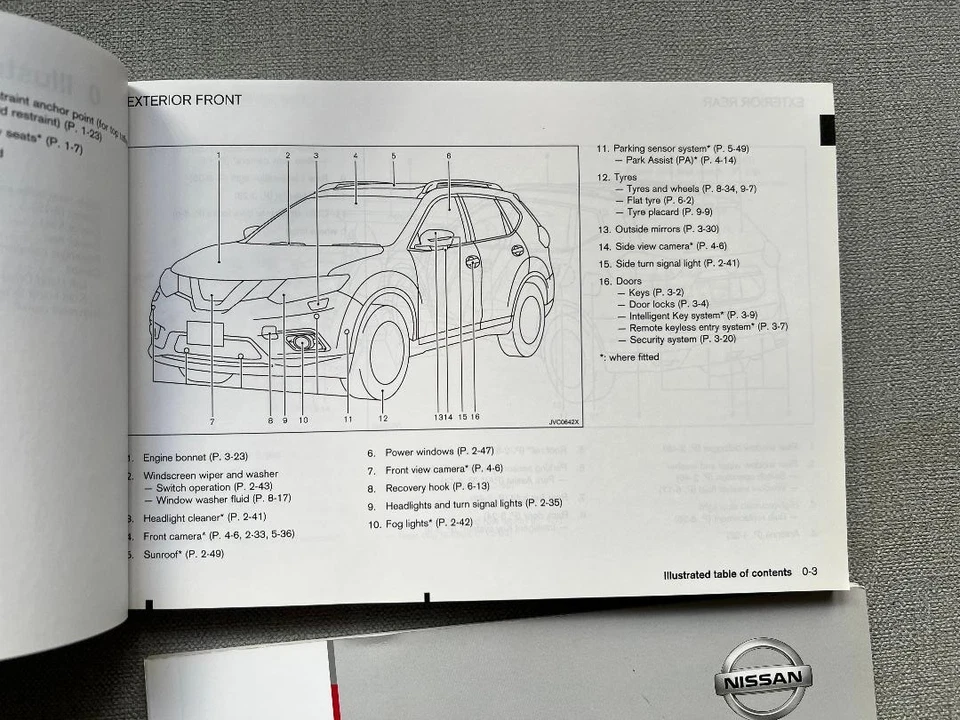 NISSAN X-TRAIL (2014 - 2017) OWNERS MANUAL - HANDBOOK - USER GUIDE. - Image 4 of 4