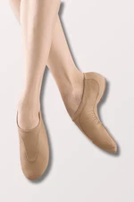NEW Bloch Children's's Pulse Leather Split Sole Jazz Shoes in Tan (S0470G)
