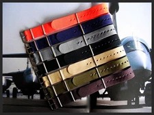 24mm NATO G10 Ballistic Nylon watchband strap Military Bonded IW SUISSE 18 20 22