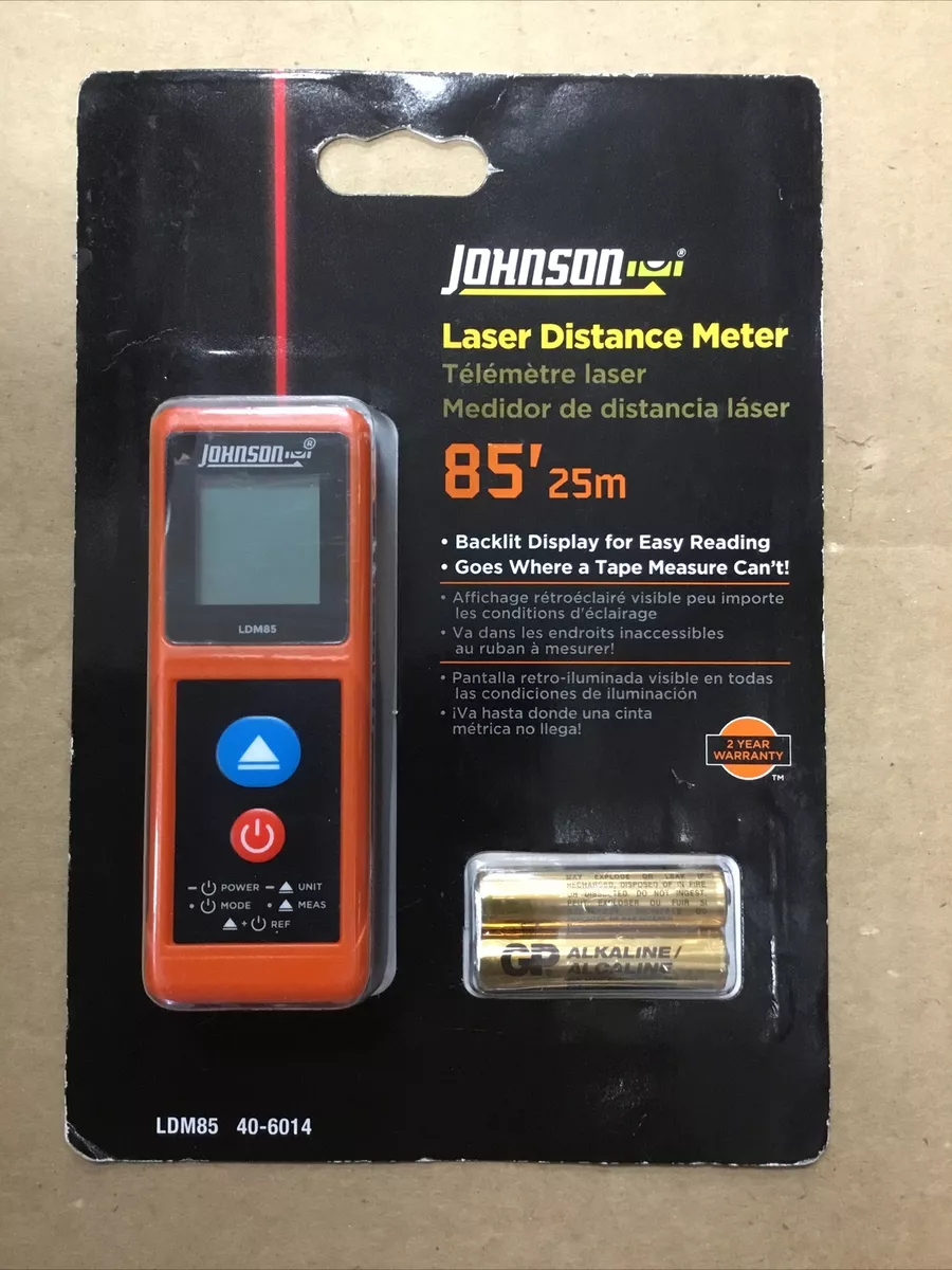 Johnson Laser Distance Meter 85 25m LDM85 eBay
