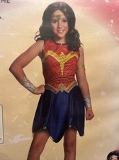 New Wonder Woman WW84 Child Halloween Costume DC Superhero Small 4-6 fits
