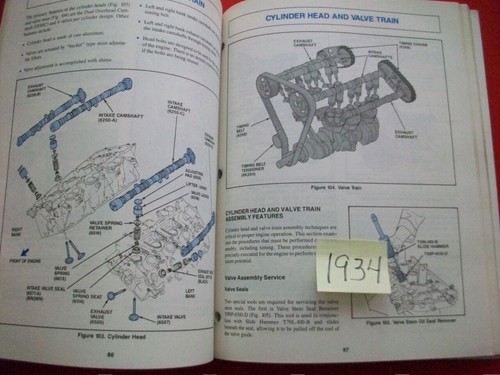 FORD FMC 1989 ENGINE OPERATIONS TECHNICIAN TECHNICAL TRAINING MANUAL # 2112-003 - Picture 4 of 4