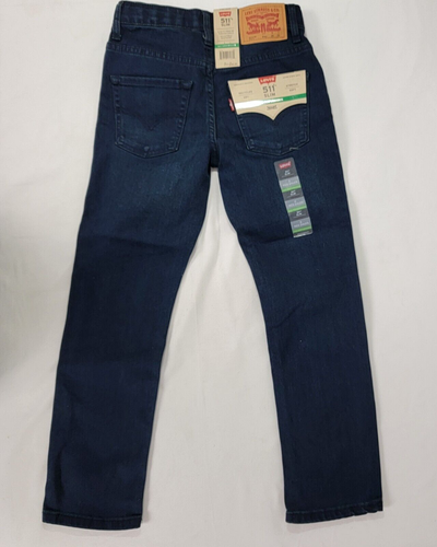 Levi's 511 Slim Eco Performance Blue Denim Jeans Boy's 8 Regular 24x25 NEW $48 - Picture 4 of 9