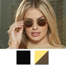 ThinOptics Palo Alto Round Sunglasses with Aluminum Case