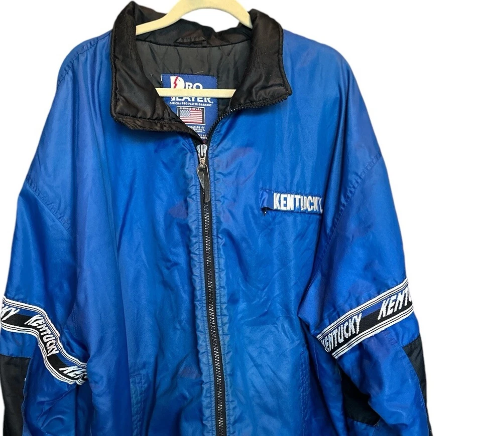 Vtg.Pro Player Kentucky Wildcats UK Blue Heavy Jacket Men Size XXL - Image 2 of 4