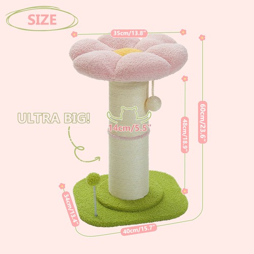 PAWZ Road Cat Scratching Post with Super Thick Scratcher Cats Bed Toys Scratch - Picture 25 of 36