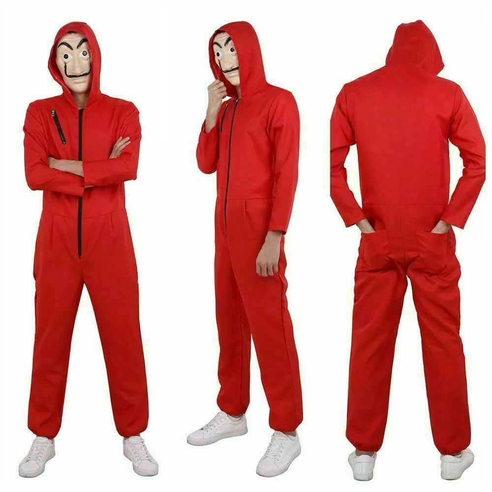 Salvador Dali Money Heist The House of Paper Cosplay Costume Jumpsuit | eBay Salvador Dali Money Heist The House Of Paper Cosplay Costume Jumpsuit | Ebay