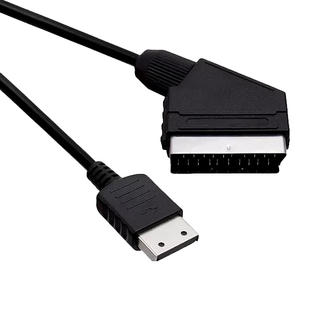 Sega Dreamcast AV Cables Scart TV Replacement New Aftermarket 1.8 Metre - Image 2 of 2