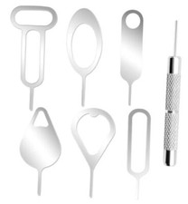 7Pcs SIM Card Removal Openning Tool Tray Eject Pins Needle Opener Ejector
