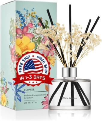 Juego De Difusor Premium Con Aliento, Difusor De Aromas Con Varillas Decoración.