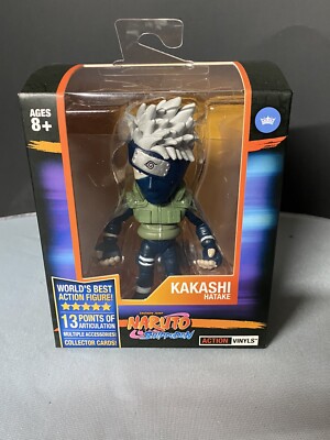 NEW The Loyal Subjects Naruto Shippuden Kakashi Hatake Articulated Action Vinyl